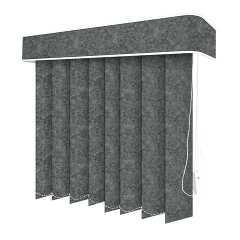 Persiana Vertical 0,60m Larg X 2,50m Alt - Tecido Translúcido - Persianet