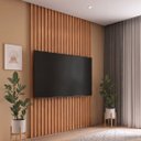 Ver imagem 1 de Painel para TV 75 Polegadas 250CMX179CM Ripado em Placa 100% MDF