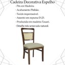 Ver imagem 3 de Kit 2 Cadeira Decorativa Ivory Tela Natural Pes Madeira Pinhao Nacc