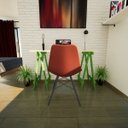 Ver imagem 5 de Escrivaninha Mesa Escritório Cavalete Madeira Macica Ms Colors