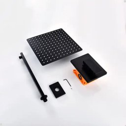 Kit Ducha Chuveiro Acabamento Registro Misturador Preto - 6