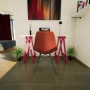 Ver imagem 5 de Escrivaninha Cavalete Ms Colors 120cm Madersilva Roxo E Natural