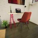 Ver imagem 4 de Escrivaninha Cavalete Ms Colors 120cm Madersilva Roxo E Natural