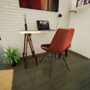 Ver imagem 4 de Escrivaninha Mesa Escritório Cavalete Madeira Macica Ms Colors