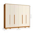 Ver imagem 3 de Guarda Roupa Grande 6 Portas 6 Gavetas
