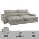 Ver imagem 5 de Sofá Aspem Veludo 02 Módulos de 100m B25cm Meu Sofá Online