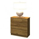 Ver imagem 6 de Quarto Casal Completo com Cama, Mesa de Cabeceira 3 Gavetas e Guarda-Roupa Chicago Tcil Móveis