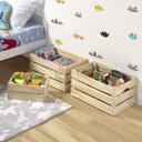 Ver imagem 3 de Caixa Organizadora Madeira Pinus Grande Pequi CabeCasa MadeiraOriginals