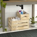 Ver imagem 6 de Caixa Organizadora Madeira Pinus Grande Pequi CabeCasa MadeiraOriginals