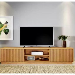 Rack para Tv até 75\" 2 Portas 2 Nichos 2,20 Valencia Naturalle - Mavaular - 1 Rack para Tv até 75\" 2 Portas 2 Nichos 2,20 Valencia Naturalle - Mavaular - 1