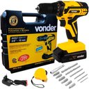 Ver imagem 5 de Furadeira e Parafusadeira Bateria 12v Bivolt Pfv 012 com Kit Brocas, Bits e Trena Vonder-bivolt