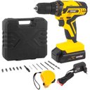 Ver imagem 4 de Furadeira e Parafusadeira Bateria 12v Bivolt Pfv 012 com Kit Brocas, Bits e Trena Vonder-bivolt