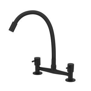 Torneira Misturador Cozinha Gourmet Mesa All Black Luxo 1/4v