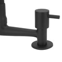 Ver imagem 6 de Torneira Misturador Cozinha Gourmet Mesa All Black Luxo 1/4v