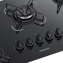 Ver imagem 4 de Kit Balcão para Cooktop Cozinha Kaiki Violeta Nature/off White com Fogão Cooktop 5 Bocas Itatiaia Es