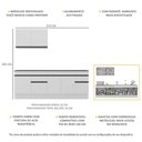 Ver imagem 5 de Armário De Cozinha Compacta Mp2111.964 Branco/preto