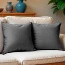 Ver imagem 1 de Kit 2 Capas de Almofadas Velusoft Cinza 45x45cm cama inbox