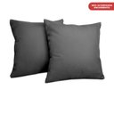 Ver imagem 5 de Kit 2 Capas de Almofadas Velusoft Cinza 45x45cm cama inbox