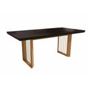 Ver imagem 1 de Mesa de Jantar em Madeira Maciça Eva Kappesberg Preto Fosco 200cm