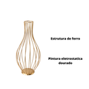 Ver imagem 6 de Kit 02 Porta Rolha Decoração em Ferro Estilo Moderno Dourado