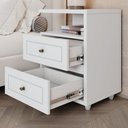 Ver mais imagens de Conjunto Quarto Adulto Cômoda e 02 Mesas de Cabeceira Nova York Espresso Móveis