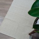 Ver imagem 4 de Tapete Artesanal Beira Cama Kilim Maya Marfim 60 x 90
