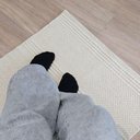 Ver mais imagens de Tapete Artesanal Beira Cama Kilim Maya Marfim 60 x 90