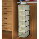 Ver imagem 2 de Organizador Vertical Prateleira Grande 120cm 6 Divisórias Multiuso Sapateira Guarda Roupas Closet