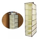 Ver imagem 1 de Organizador Vertical Prateleira Grande 120cm 6 Divisórias Multiuso Sapateira Guarda Roupas Closet