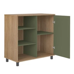 Buffet Artely Charlotte Cor Carvalho/off - 5