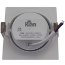 Ver imagem 3 de Kit 5 Luminária Spot Led Embutir Branco Frio Kian 05w 6000k: Quadrado