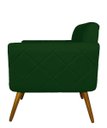 Ver imagem 2 de Namoradeira 02 Lugares Isabella Consultório Loja Suede Verde - LM DECOR