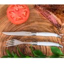 Ver imagem 6 de Conjunto de Talheres Luxo 21 Peças Original Laguiole La Tour - Branco