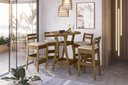 Ver imagem 3 de CONJUNTO BISTRO COM 04 BANQUETAS Cedro Gold 51C