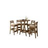 CONJUNTO BISTRO COM 04 BANQUETAS Cedro Gold 51C - 2