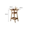 CONJUNTO BISTRO COM 04 BANQUETAS Cedro Gold 51C - 6