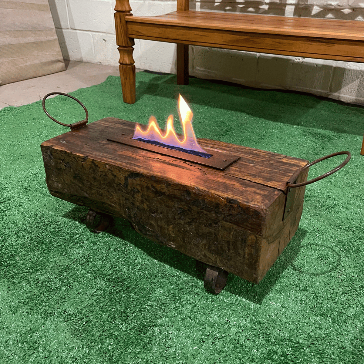 Ver imagem 3 de Lareira Ecológica Dormente Sudeste Rústico