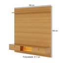 Ver imagem 3 de Painel para Tv até 60 Polegadas Bali 2 Portas com Led Naturale - Colibri