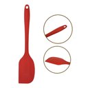Ver imagem 5 de Espátula Reta de Silicone Vermelha 27cm Coberturas Fechada com Suporte