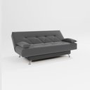 Ver imagem 4 de Sofá Cama 1,80m Fabiane Suede Cinza Madelina Decor