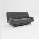 Ver imagem 2 de Sofá Cama 1,80m Fabiane Suede Cinza Madelina Decor