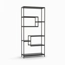 Ver imagem 3 de Estante Prateleira Estilo Industrial Organizador 6/4 Níveis Preto