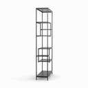 Ver imagem 4 de Estante Prateleira Estilo Industrial Organizador 6/4 Níveis Preto