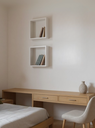 Ver imagem 1 de Kit de 2 Nichos 30cm MDF Branco - On Móveis