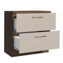 Ver imagem 4 de Balcão 80 Cm 2 Gavetas Rustic/crema Agata Madesa