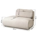 Ver imagem 5 de Sofá Modular 4 Lugares Com Sumiê Orla CabeCasa MadeiraOriginals