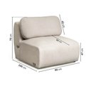 Ver imagem 7 de Sofá Modular 4 Lugares Com Sumiê Orla CabeCasa MadeiraOriginals