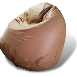 Puff Gota Mariju - Bege - Vazio - Qualidade Premium com Frete Reduzido para Todo o Brasil - Personal - 1