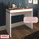 Ver imagem 2 de Escrivaninha Mind com 2 Portas Ipê/Branco Artany