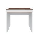 Ver imagem 6 de Escrivaninha Mind com 2 Portas Ipê/Branco Artany